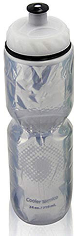 Sparrow Angel Sport Wasserbecher 710 ml Fahrrad wasserflasche Outdoor Doppelschicht Thermisch Haltung Sport Flasche heiß kalt Wasser Radfahren wasserflasche Radfahren ausrüstung (Color : White)