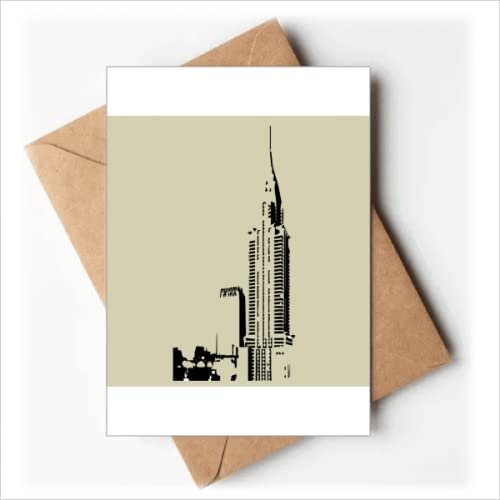 New York USA Building Art Deco Fashion Grußkarten You are Invited Einladungen