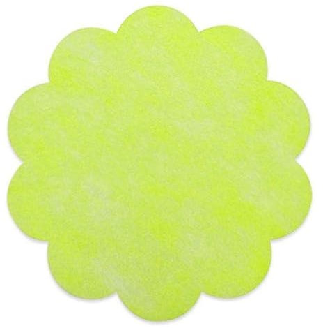 RGB Cerchio sottopiatto Verde Acido S100 in TNT da 58 cm 25GRS.