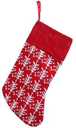 LfrXtra Strick Weihnachtsstrumpf Süßigkeitsgeschenke Socken Ornamente Für Weihnachten Tree Holiday Party Esstisch Wohnkultur