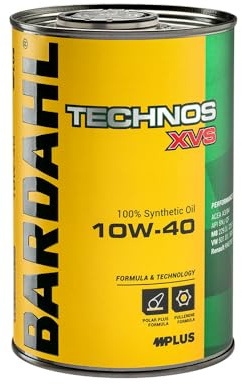 Bardahl - TECHNOS XVS 10W-40 - Olio Motore per Auto, Lubrificante per Motori Benzina e Diesel di Ultima Generazione, Olio ad Alte Prestazioni, Allunga la Vita e Pulisce gli Organi del Motore, 1 L