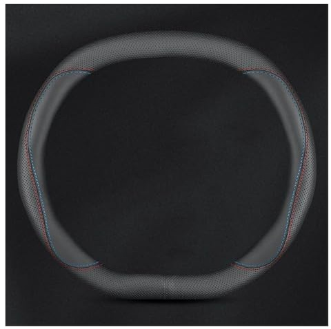 auto Copertura volante per Citroen E-C3, C3, Aircross 2024-2025 accessori interni antiscivolo coprivolante in pelle per auto(E 35)