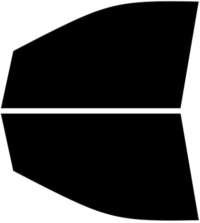 TINTCOM Film Solaire Auto Prédécoupé pour Dacia Logan 5 Portes 2007-2012 - (50% Noir Fumé Léger) - Vitres Latérales Avant - Protection UV et Chaleur, À Poser Soi-Même, Ajustement Précis