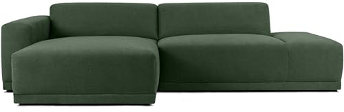 konsimo Big Sofa MUDI Premium-Qualität Zeitloses Design & Eleganz Komfortables Megasofa Ideal Entspannung, hergestellt in der EU. (grün)