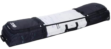 EVOC Snow Gear Roller Sac à Skis et Snowboards (pour 3-4 Paires de Skis ou 2 Snowboards, rembourré, Pliable, roulettes Skate interchangeables, Compartiment Avalanche, Taille : L), Multicolore