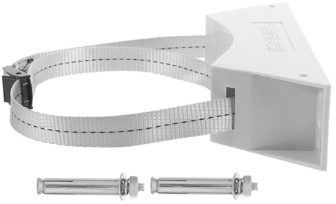 CLISPEED Soporte de Pared para Tanque de Gas Propano con Correa Ajustable Soporte Duradero para Cilindros Laboratorio Barcos y Almacenamiento Seguro de Bombonas
