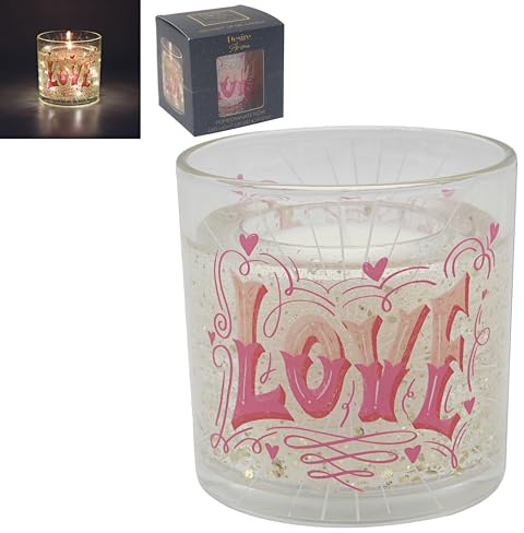 Lesser & Pavey Desire Aroma Led Gel Decor Table Lamp | Long Lasting Fragrance, Realistic Flickering Effect, Romantic Ambience, Decorative Accent, Relaxing Atmosphere, Gift Ready