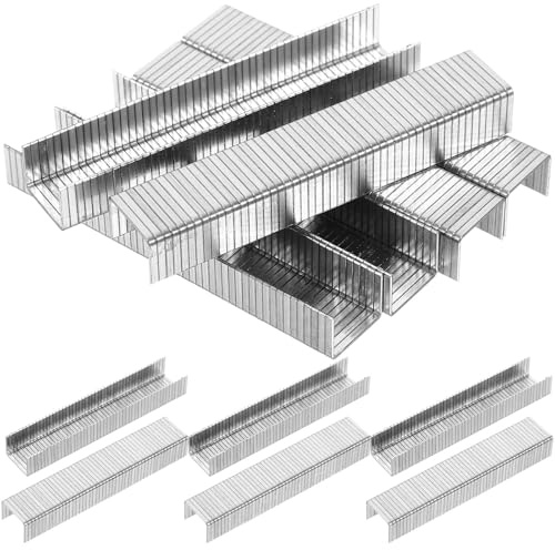 Générique Agrafes en Acier au Carbone U1008F 1000 Pièces pour Agrafeuse Manuelle Petites Agrafes Robustes pour Travail du Bois Menuiserie et Rembourrage Clous de Finition Résistants et