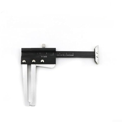 Steel Tire Tread Depth Gauge and Brake Disc Thickness Measuring Tool with Compact Design and Wide Range 0 60mm for Automotive Use