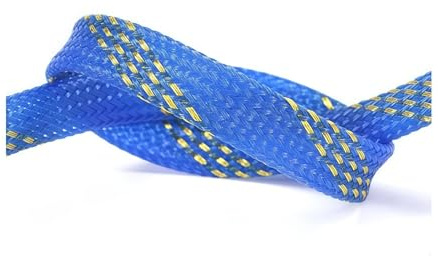 1~50 m Manicotto for cavo intrecciato in PET oro blu 2/4/6/8/10/12/14/16/20mm Cavi isolati espandibili ad alta densità Guaina avvolgente for filo di protezione(2mm,1 m)