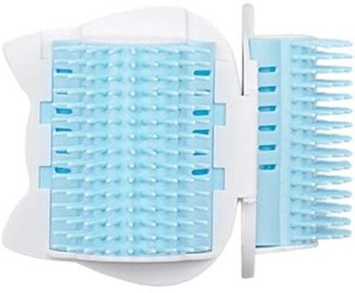 Brosse Pour Chats Grattoir d'Auto-Toilettage Mural d'Angle | Brosse de Toilettage Chats pour Salon Chambre Toilettage Chatons Poils Courts