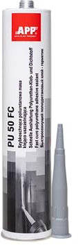 APP PU 50 FC Colla Poliuretanica - Adesivo Sigillante Isolante Impermeabile Multifunzionale | Colla Impermeabile - Eccellente come Adesivo Parabrezza Auto, Sigillante Perdite Acqua | Grigio| 310 ml