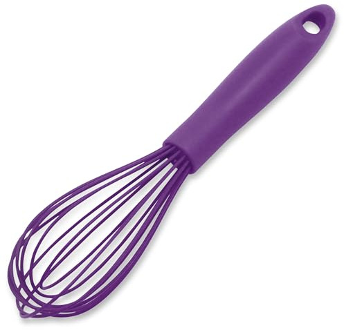 Chef Craft Premium Silicone Wire Whisk, 10.75, Purple