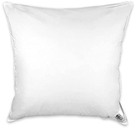 VitaloBett Luxus 3-Kammer Kopfkissen 80x80 cm 1200g canadischen Daunen und Gänsefedern Type: medium