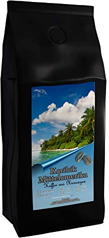 Especialidad de café de América Central - Nicaragua, el país de los mil volcanes (1000 gramos, grano entero) - Café del país - Café superior - Baja acidez - Suave y recién tostado