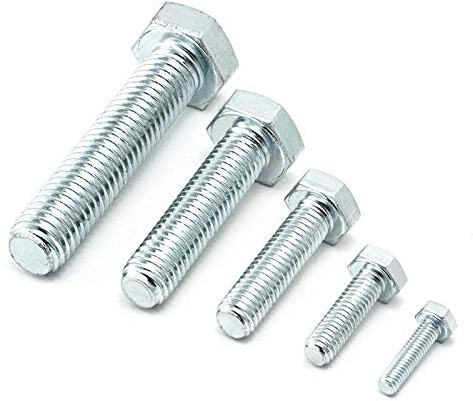 25 Stück Sechskantschrauben DIN 933 M3 x 20 mm verzinkt 8.8 Maschinen Gewinde Schraube ISO 4017