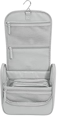Stackers Pebble Grey Hanging Wash Bag