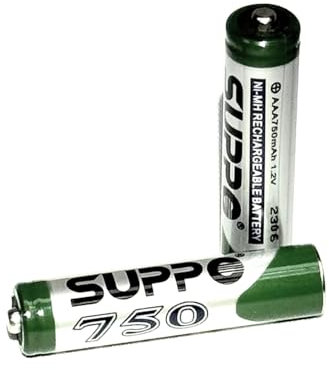 Suppo Lot de 2 batteries rechargeables 750 mAh pour combinés Gigaset et tous les autres combinés DECT