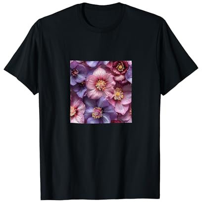 Motif floral hellébore T-Shirt