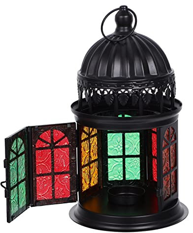 FUNOMOCYA Hanging Candle Lamp Holder Decorative Light Ornament Tealight Candle Holder for Home