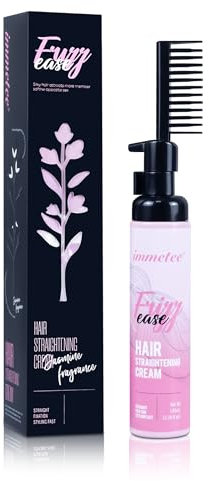 immetee Crema Lisciante Per Capelli, Trattamento Idratante - Anti-Crespo, Nutriente E Riparatore, Piastra, Trattamento Lisciante Professionale A Casa 100 Ml/3.38 Fl.Oz