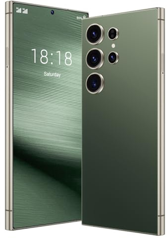 Fine Life Pro Téléphone Android déverrouillé avec Support 4G LTE - FDD TDD, écran de 6,75 Pouces, 3GB RAM + 64GB ROM/TF 256GB, Double Photo 5MP + 16MP, Double Carte SIM, Lunette métallique (4green)