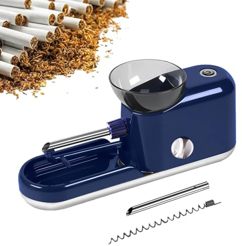 HGTRH Rouleuse Joints Électrique Portable, Machine Rouler Les Cigarettes Tabac pour Cigarettes Filtrées Tube Diamètre 8/6,5 mm C