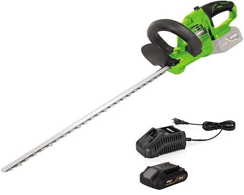 VITO - Taille Haies sans Fil 20V + Batterie Lithium 3.0AH Lame 51Cm Chargeur Rapide