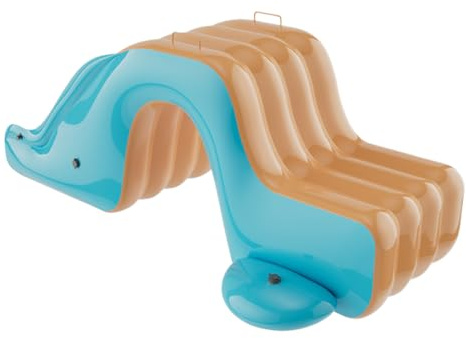 Dgayaeic Glissades d'eau Gonflables - Glissade Gonflable Extérieure pour Jardin,Jeu Ludique Extérieur pour Jardin Plage Parc