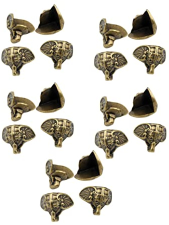 TOPBATHY Base de Antiguo Pie de Soporte para Joyero Hierro de para Hogar y Oficina 20 Piezas