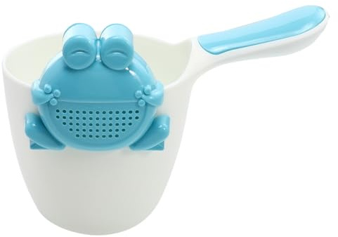MUELODSIC Haarwaschbecher 2 Stück Mit Frosch Motiv Abnehmbar Auslaufsicher Frei Mit Handgriff Für Tränenfreies Haarewaschen Im Babybad