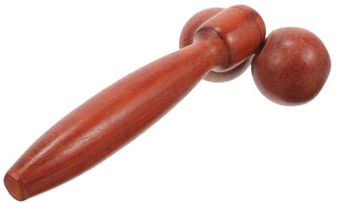 VICASKY Tragbarer Gesichtsmassageroller Großformat Holz Massagegerät für Gesicht Körper und Augenpartie Hautpflege Tool ohne Hautschädigung Geeignet für Frauen und Männer