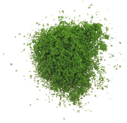 CIMAXIC Material de Base en Esponja Verde para Escenografía Polvo de Musgo Artificial Adecuado para Modelado de Árboles Bonsái y Dispersión de Musgo en Paisajes Ferroviarios
