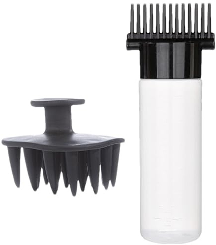 Applicatore A Bottiglia Con Pettine Dispenser Per Olio Capelli | 180 ml Applicatore Multifunzione Olio Massaggio Scalp Per Donne Tinture Shampoo