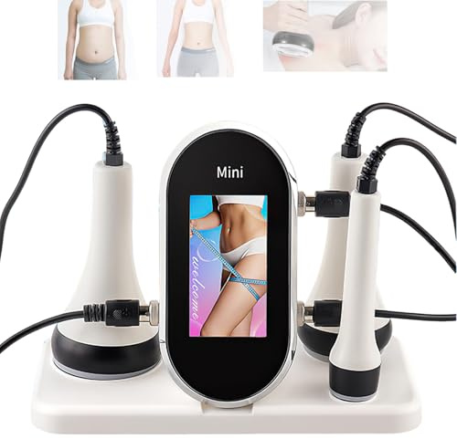 40 K - Dispositivo di massaggio radiofrequenza cavitazione ad ultrasuoni, 3 in 1, macchina per la bellezza del viso, massaggiatore anti-cellulite, dispositivo dimagrante, massaggiatori elettrici per