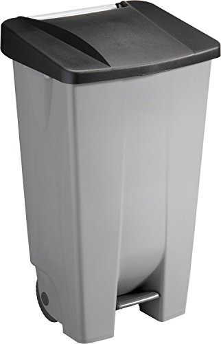 Sunware 02800112 - Tret-Abfallbehälter the step chief 120L, schwarz