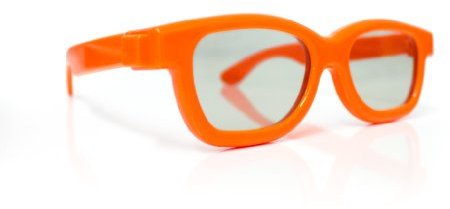 Occhiali 3D per i bambini universali occhiali 3D passivi per bambini Cinema 3D LG, Philips Easy 3D, Panasonic, Toschiba, Grundig e RealD cinema in arancione NUOVO dal PRECORN marchio