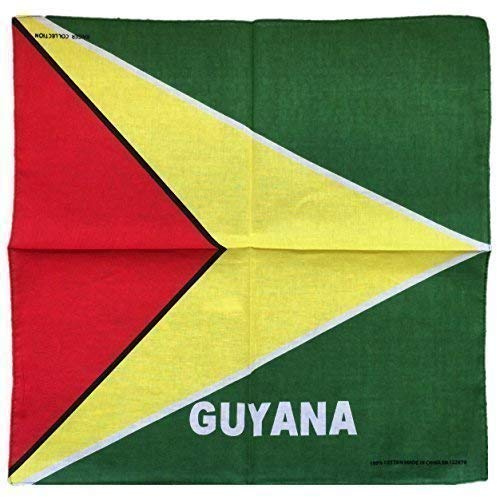 Beautifeye World Flags Country Bandana Headscarf (Guyana Flag)