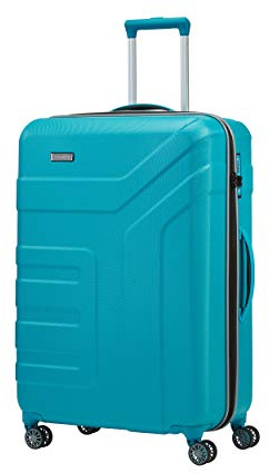 Travelite Koffer Vector Größe L, 77 cm, 103 Liter, Reisekoffer groß | kratzfester ABS Hartschalenkoffer, Trolley mit 4 Rollen & TSA Schloss, viel Stauraum, Rollkoffer für lange Reisen, 4,3 kg