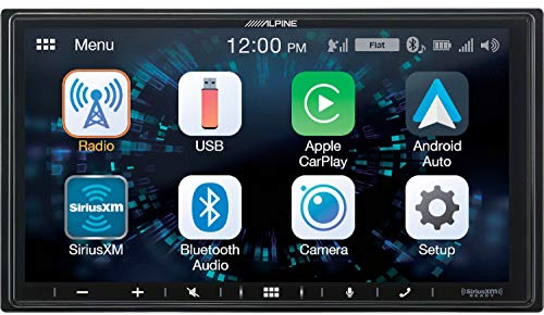 Alpine iLX-W650 7 Double DIN Touchscreen Digital Multimedia Receiver with Bluetooth, Apple CarPlay and Android Auto