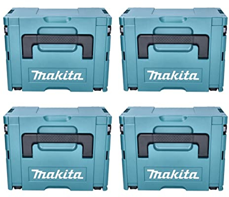 Makita MAKPAC Gr. 3 Kunststoffkoffer 395 x 295 x 215 mm 4 Stk. ( 4x 821551-8 )