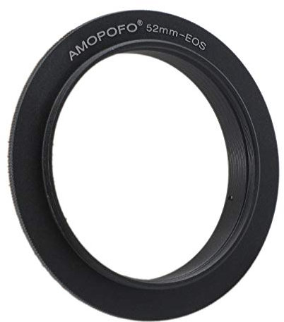 EF-52mm Retroadapter/Umkehrring, für EF-S 70D,77D,80D,10D,20D,30D,50D,Mark II,5D Mark III, 5D Mark IV,5DS,5DS R, 6D,6D Mark II,7D, zum umgekehrten Anschrauben eines Objektivs für Makroaufnahmen