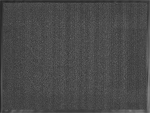 andiamo Fußmatte Schmutzfang Türmatte Sauberlaufmatte für Innen- und überdachte Außenbereiche mit rutschhemmender Rückseite Fußabtreter 90 x 120 cm grau