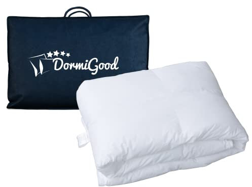 DormiGood Edrédon Cama 135x200 - Made in Germany - Edredón de Microfibra 135x200 cm Premium para 4 Estaciones - para alérgicos con Relleno Sensofill - Relleno nordico Certificado Oeko Tex