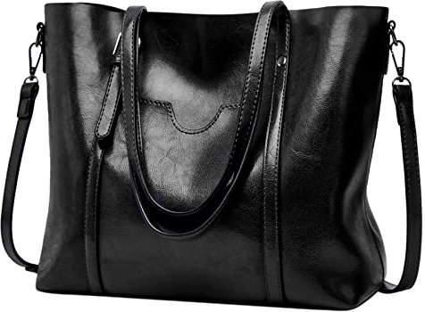 Handtaschen für Damen, große Designer-Damentasche, Geldbörse, Leder, Kuriertasche für Herren, klein, Schwarz , Einheitsgröße