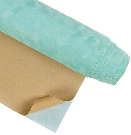 CRE8TIVE Filz Selbstklebend Mintgrün Dick Tapete Selbstklebend Samtstoff Folie für Möbel Vintage Stoff Tapete Schlafzimmer Kinderzimmer Stoff Schmuckkästchen Schubladen Schrank 30 x 200cm