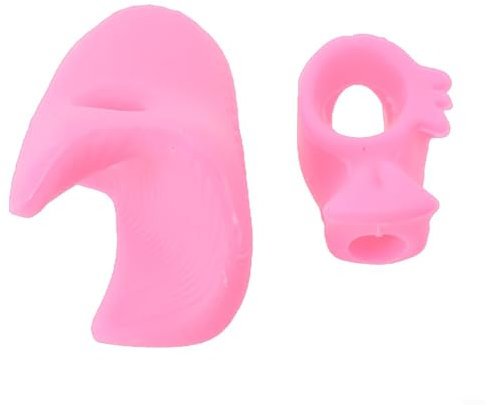 snowchecking Geigen-Saiten, Geigenbogen-Griff-Korrekturgerät, Größe 5,5 × 3,5 cm, Anfänger, Haltungsgriff-Korrekturgerät für Kinder und Erwachsene, zuverlässige und langlebige Nutzung (rot)