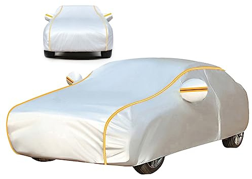 Autoabdeckung Vollgarage für ope-l Vectra B 5-Türer 1995–2002(449,5x170,7x142,5cm),Für alle Jahreszeiten geeignet, Lange Reflektorstreifen, reißfest, wasserdicht, schmutzabweisend