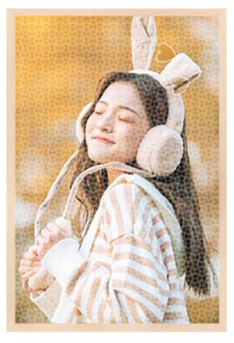 GJXWD Puzzles Personnalisé avec Cadre Photo Puzzles Personnalisé pour Adultes 520-1314Pcs Cadeaux Commémoratifs Puzzle Photo Stimulant pour Décoration D'intérieur Familiale,1314 Pcs