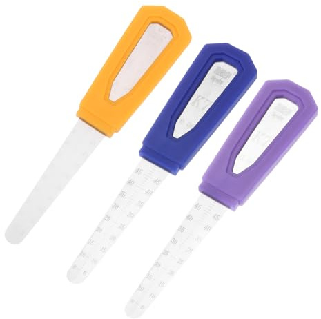 QUARKZMAN 3 Stück Öffnungsreparaturwerkzeuge 0,06 mm 0,08 mm 0,1 mm | Flache Spudger Pry Blade, Ultra dünn, Mit Skala, Für Mobiltelefon PC Tablet Laptop LCD-Bildschirm Smartphone-Reparatur
